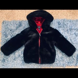Girl’s Gap Fur Coat